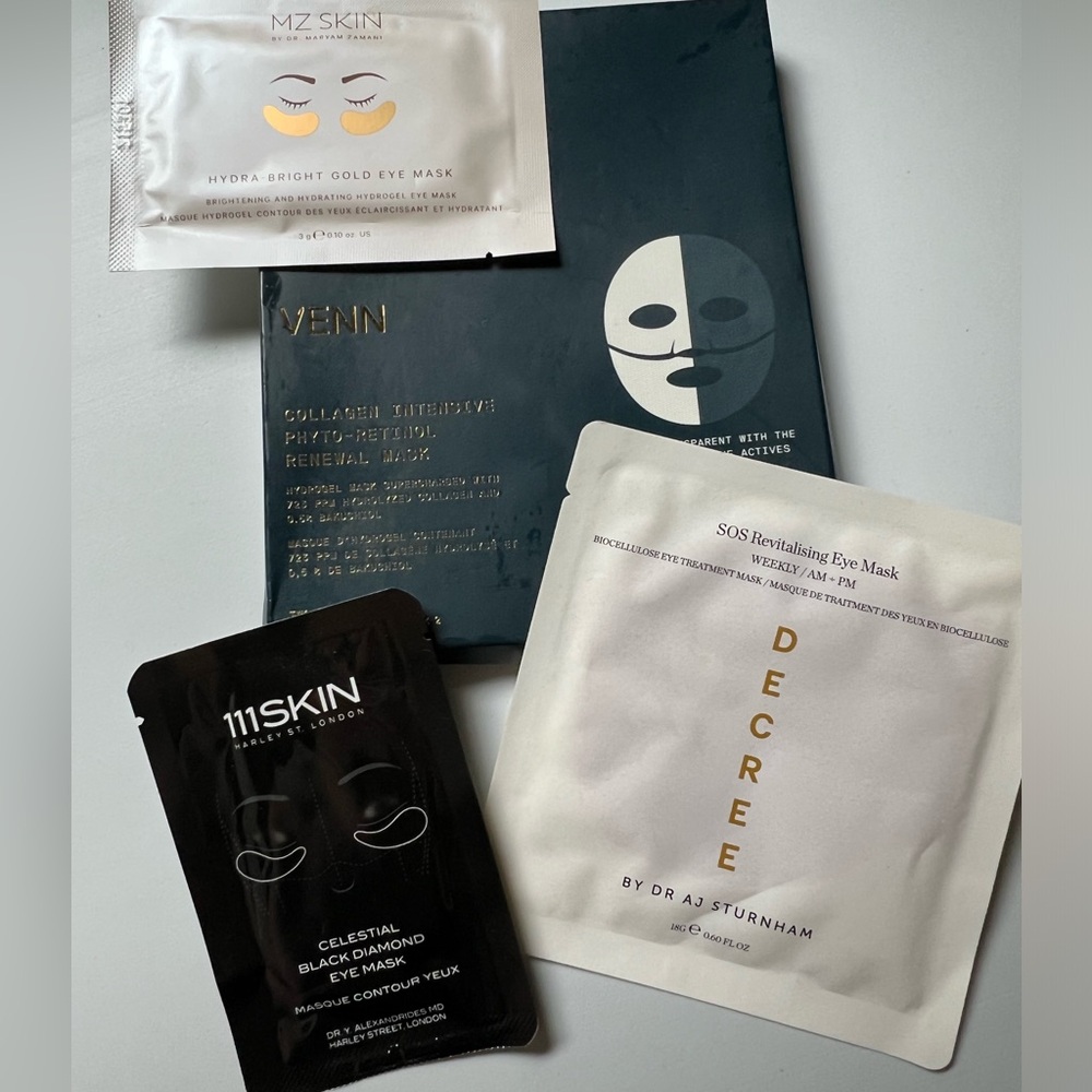 sheet Mask Eye Mask Beauty Bundle Decree VENN MZ Skin 111 Skin